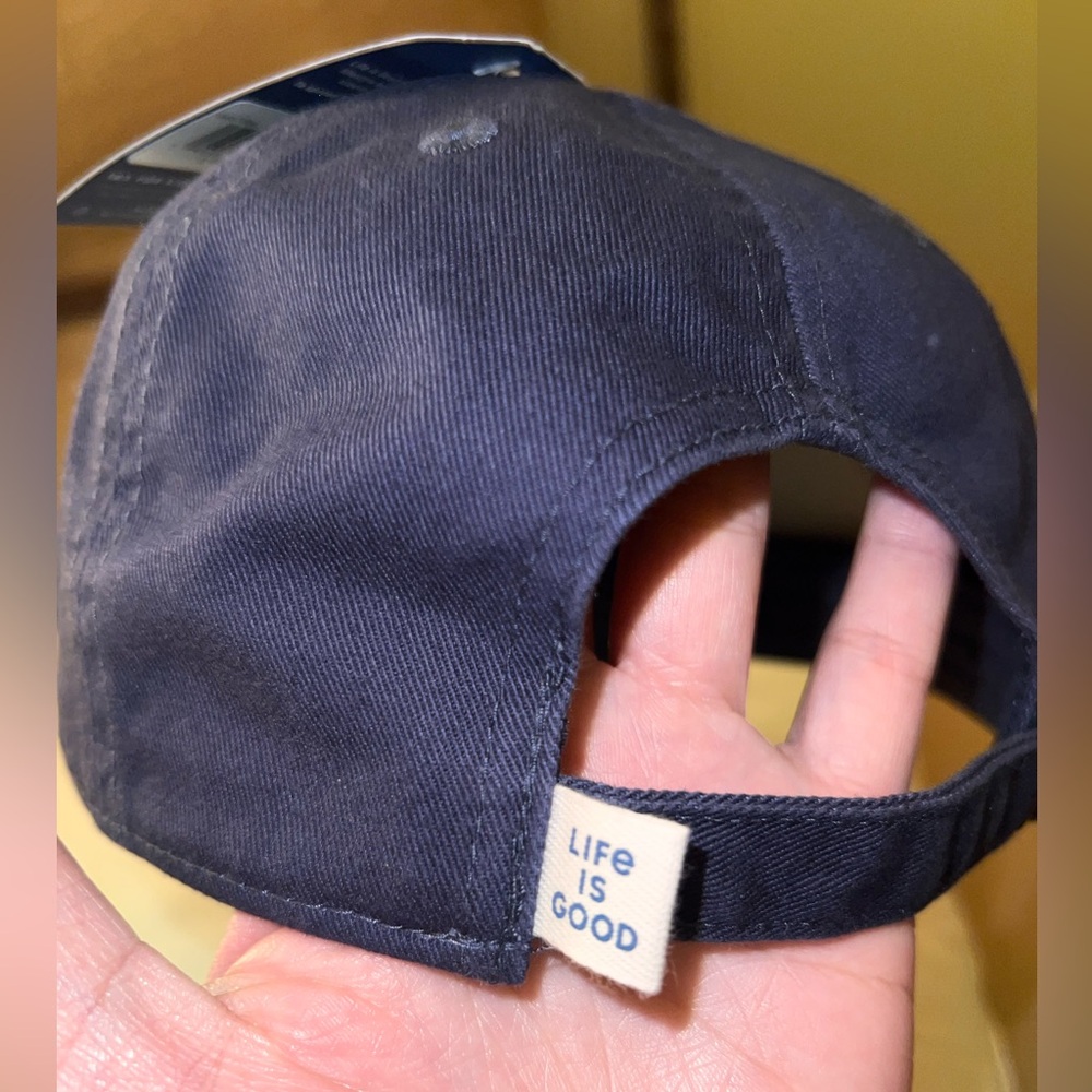 NWT Life is Good Navy Cap - Picture 6 of 7